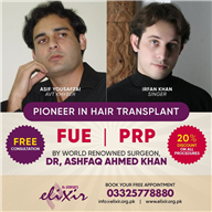 FUE and PRP Therapy Treatment at Elixir Hair Transplant Center