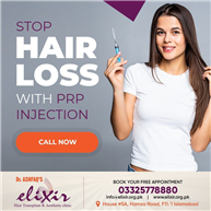 Stop Hair Loss With PRP Injection ! Contact Elixir  Hair Transplant Center